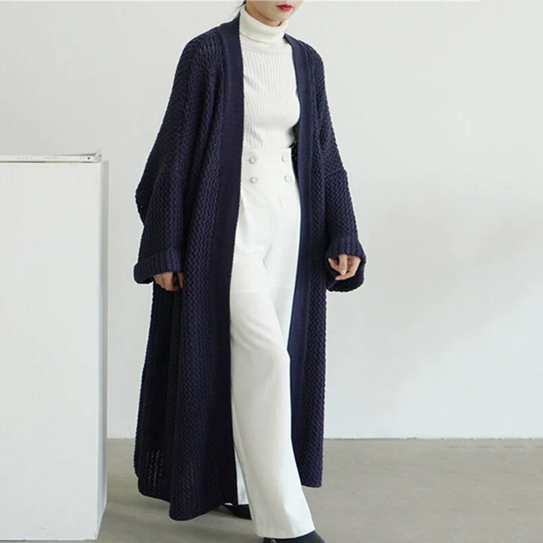 Anke | Grobstrick Cardigan für Damen Schichtung