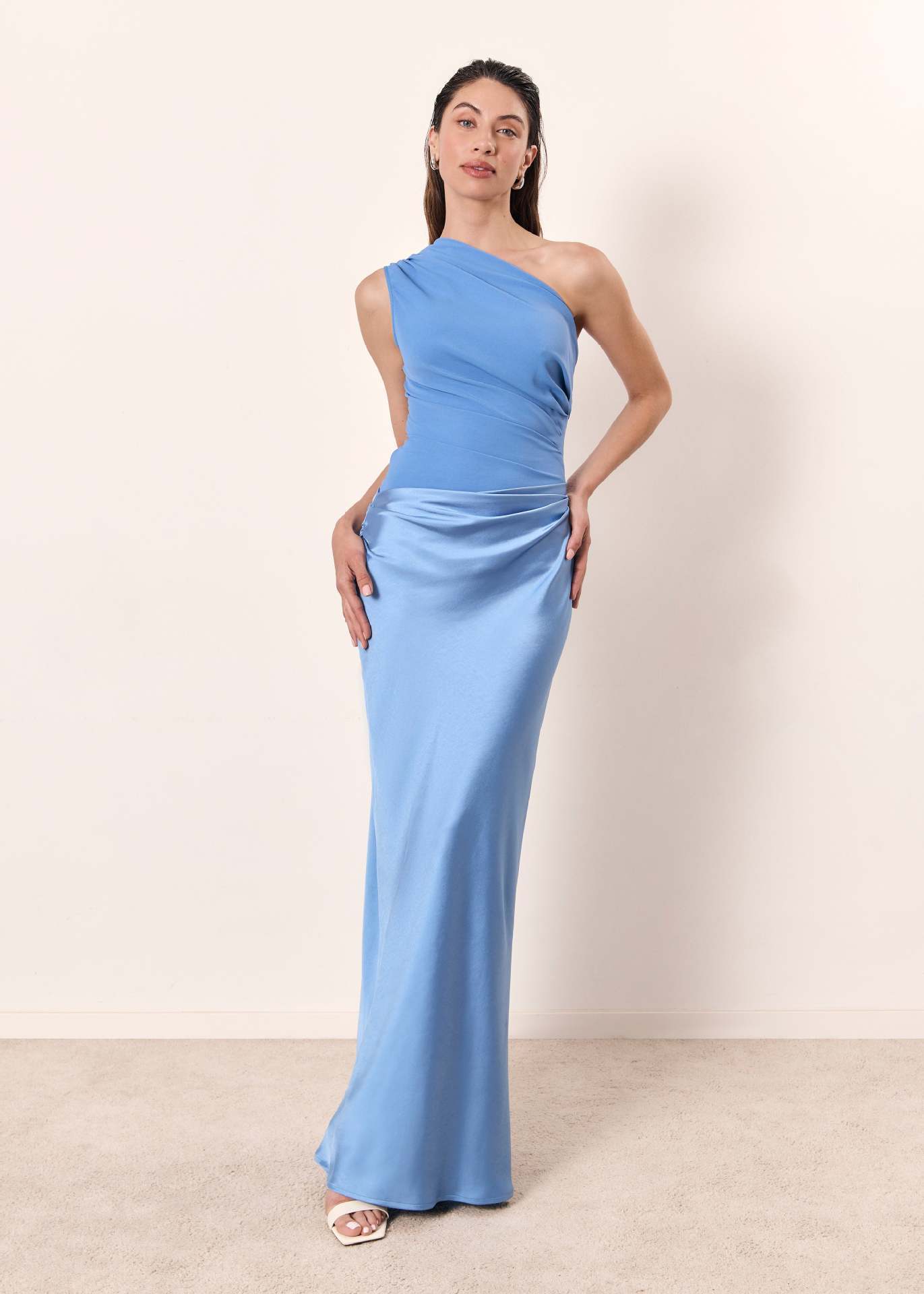Daniela | Schickes Damen Ein-Schulter-Abendkleid
