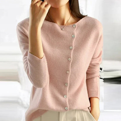 Sabina | Strickpullover mit Knöpfen Damen
