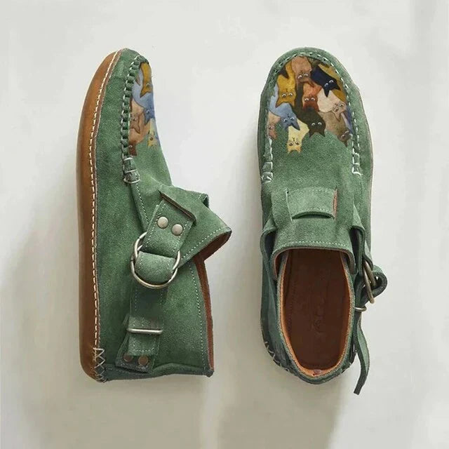 Beatrice | Damen Winter Wildlederstiefel mit Fütterung aus Fell