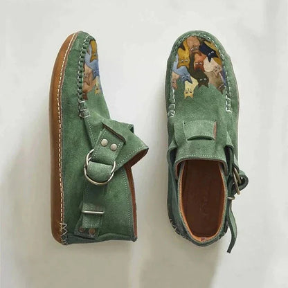Beatrice | Damen Winter Wildlederstiefel mit Fütterung aus Fell