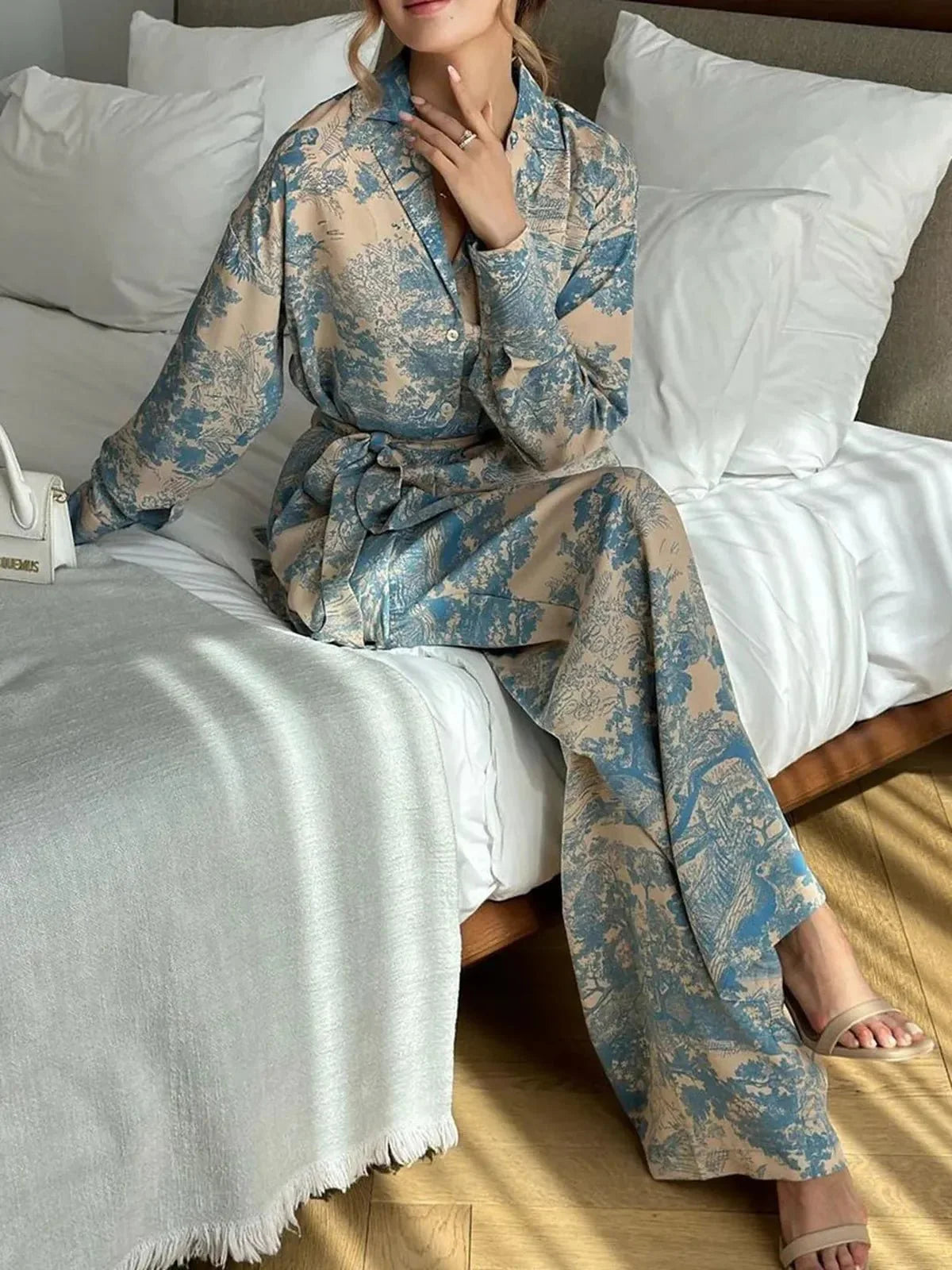 Jasmin | Damen Zweiteiliges Set mit Print und Relaxed Fit