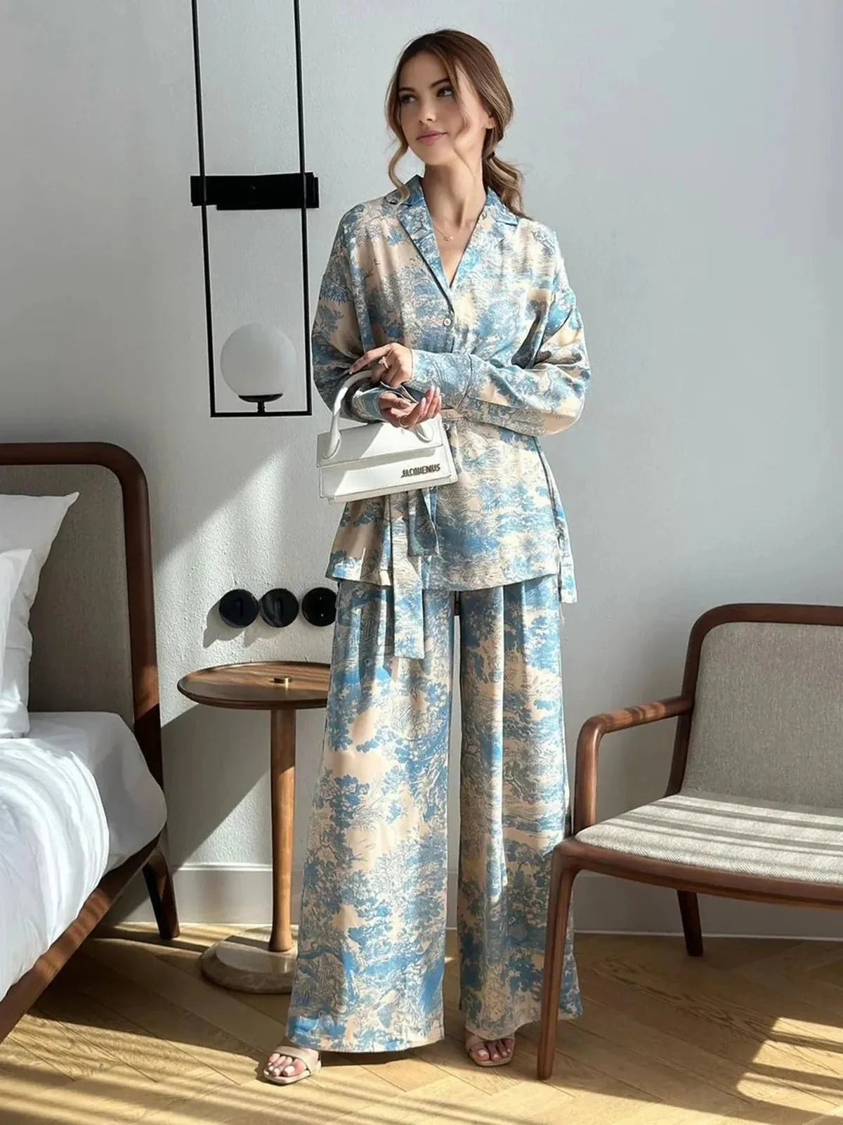 Jasmin | Damen Zweiteiliges Set mit Print und Relaxed Fit