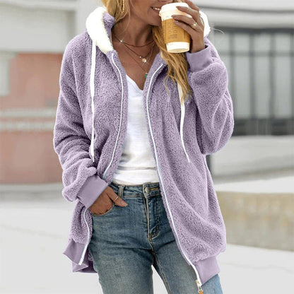 Selina | Weiche Kapuzenjacke mit Kordeln Damen