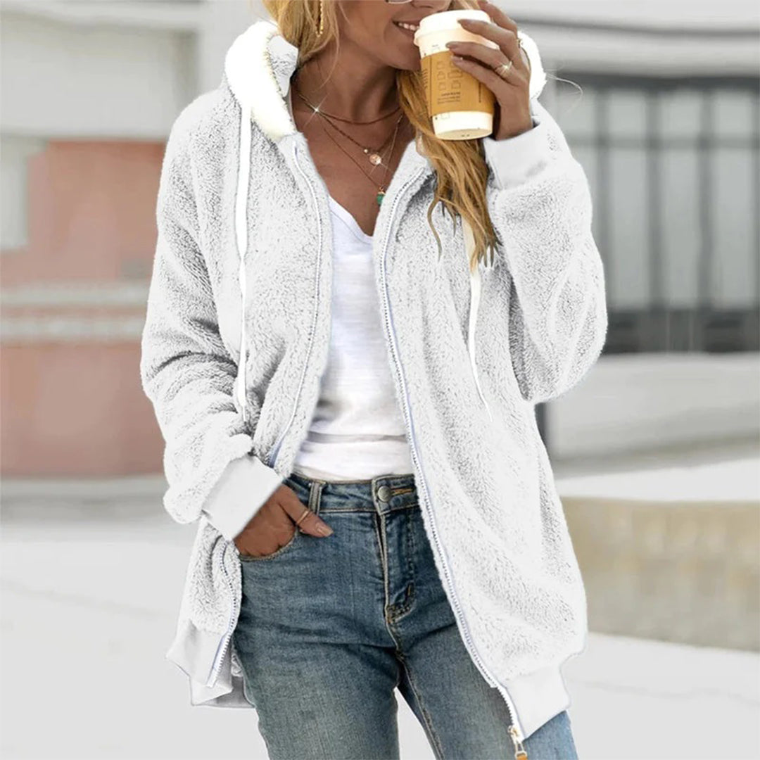 Selina | Weiche Kapuzenjacke mit Kordeln Damen