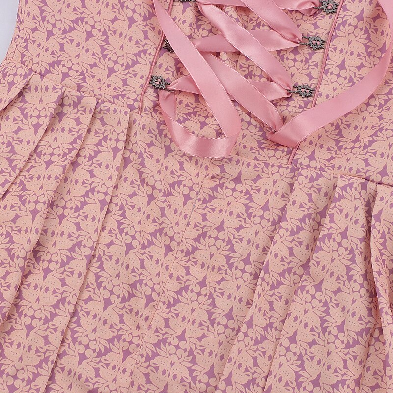 Ursula | Damen Traditionelles Oktoberfest-Dirndl mit Satin-Schleife