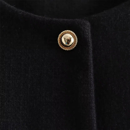 Johanna | Damen Klassische Kurzjacke mit Knopfleiste vorne