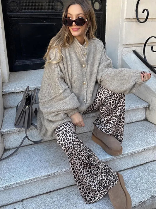 Barbara | Damen Freizeit Street-Style Strickcardigan