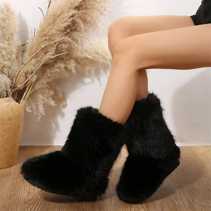 Irina | Damen Fellstiefel mit Bequemer Fütterung