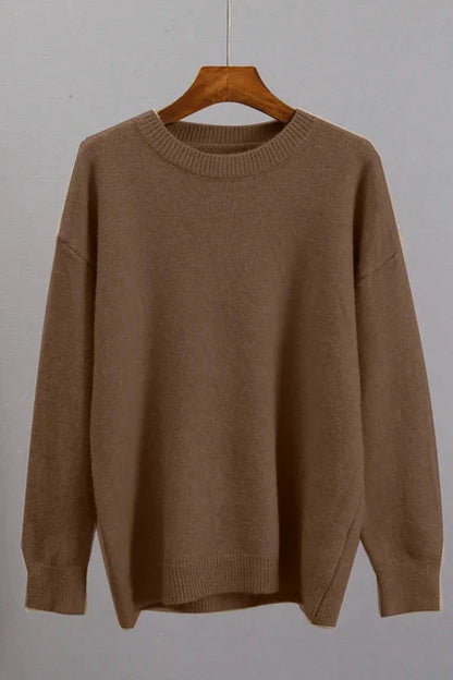 Anna | Damen Winterpullover mit Rippbündchen