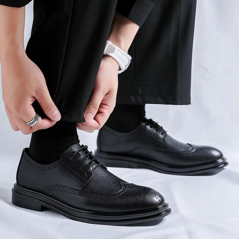 Martin | Herren Zeitlose Brogue Wingtip Büro-Schuhe