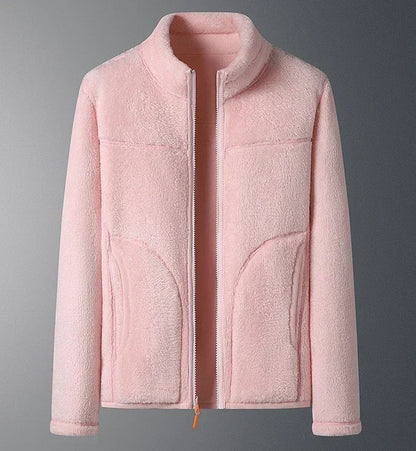 Carolin | Damen Jacke mit Stehkragen und weichem Reißverschluss