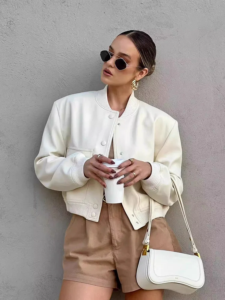 Dorothea | Damen Casual Bomberjacke mit Taschen