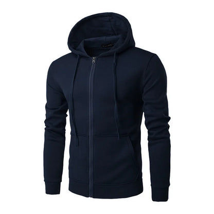 Georg | Herren Freizeit-Hoodiejacke mit Reißverschluss vorne