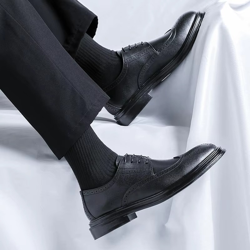 Martin | Herren Zeitlose Brogue Wingtip Büro-Schuhe