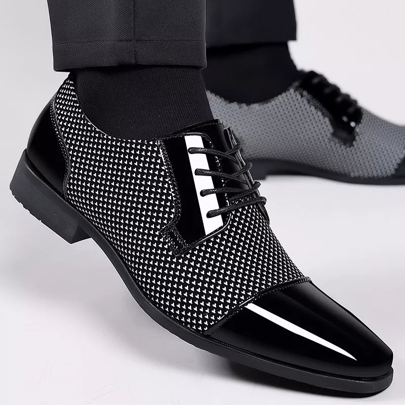 Oliver | Herren Winter Business-Schuhe mit Glanzfinish