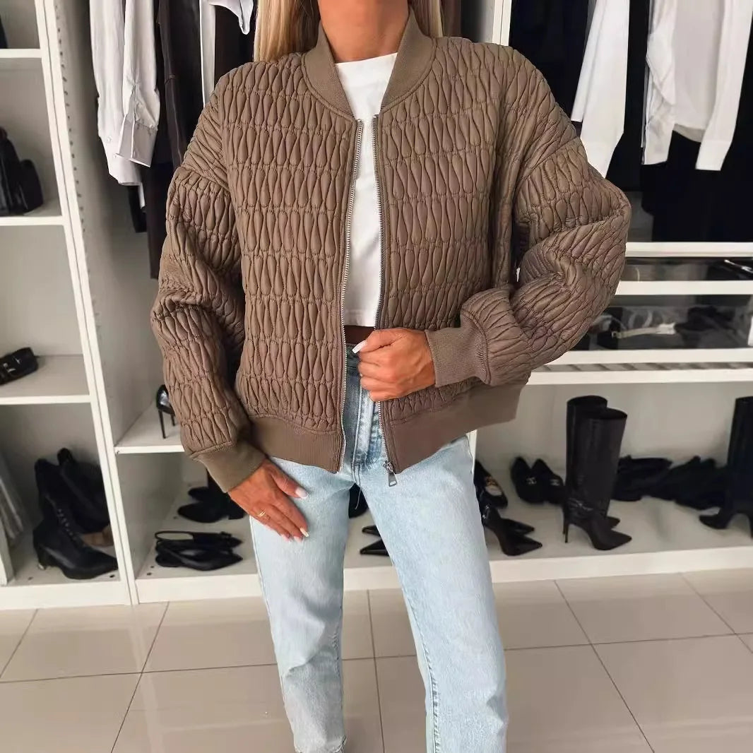 Jana | Damen Freizeitkurzjacke mit gesteppter Vorderseite