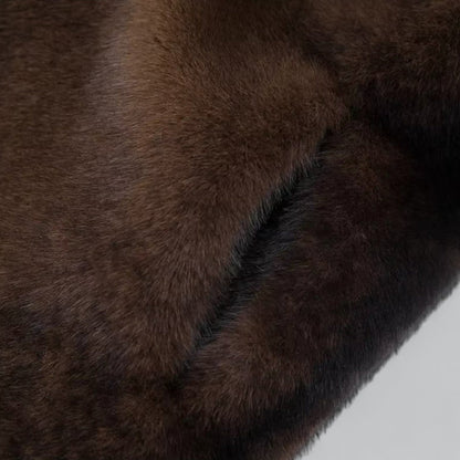 Julia | Damen Trendiger Warmer Mantel aus dickem Material