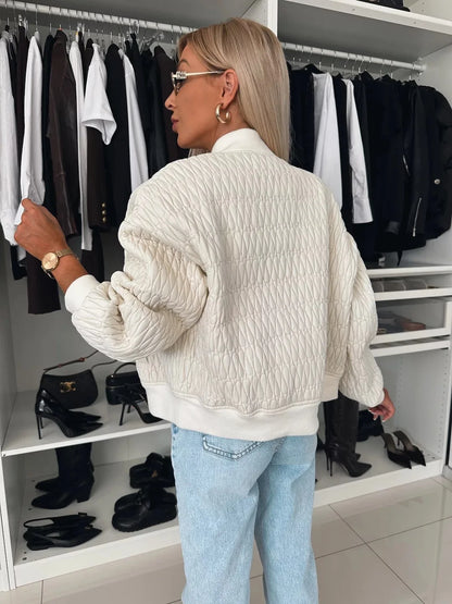 Jana | Damen Freizeitkurzjacke mit gesteppter Vorderseite