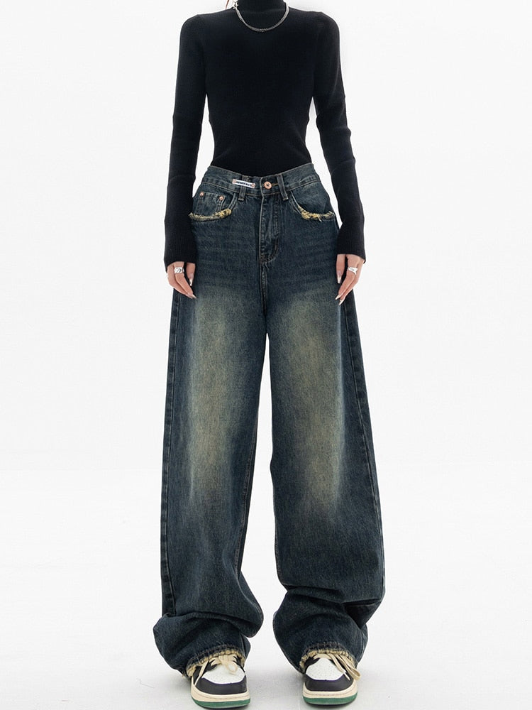 Carolin | Damen Jeans im Urban-Look mit lockerer Passform