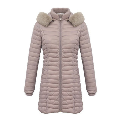 Ursula | Damen Winter Pufferjacke mit Fellkapuze