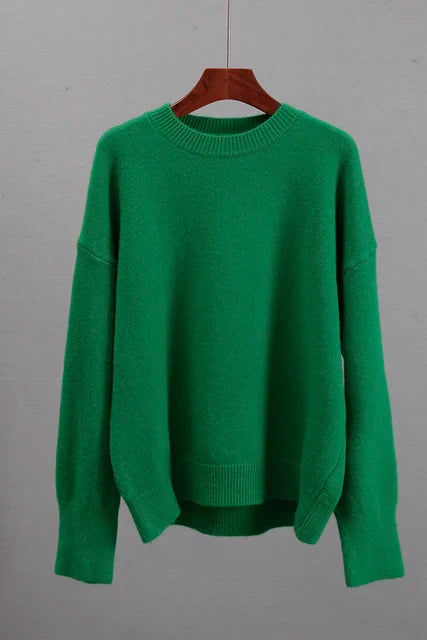 Anna | Damen Winterpullover mit Rippbündchen