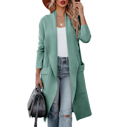 Lydia | Damen Winter Offener Cardigan-Mantel