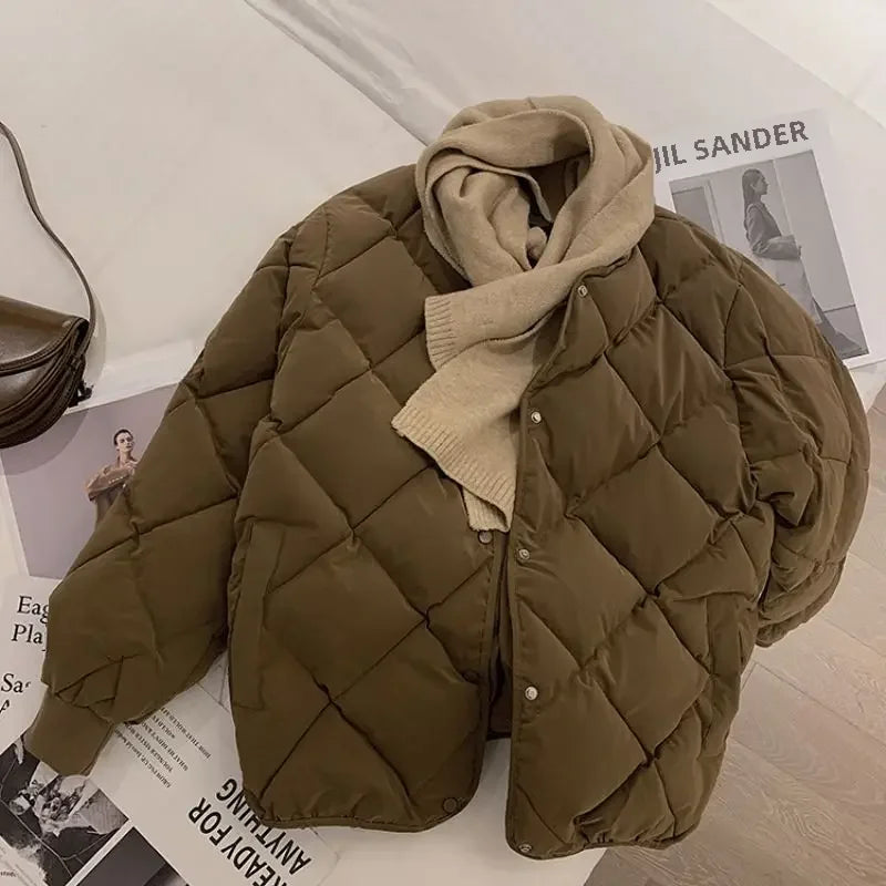 Carolin | Damen Winter Stepp-Pufferjacke