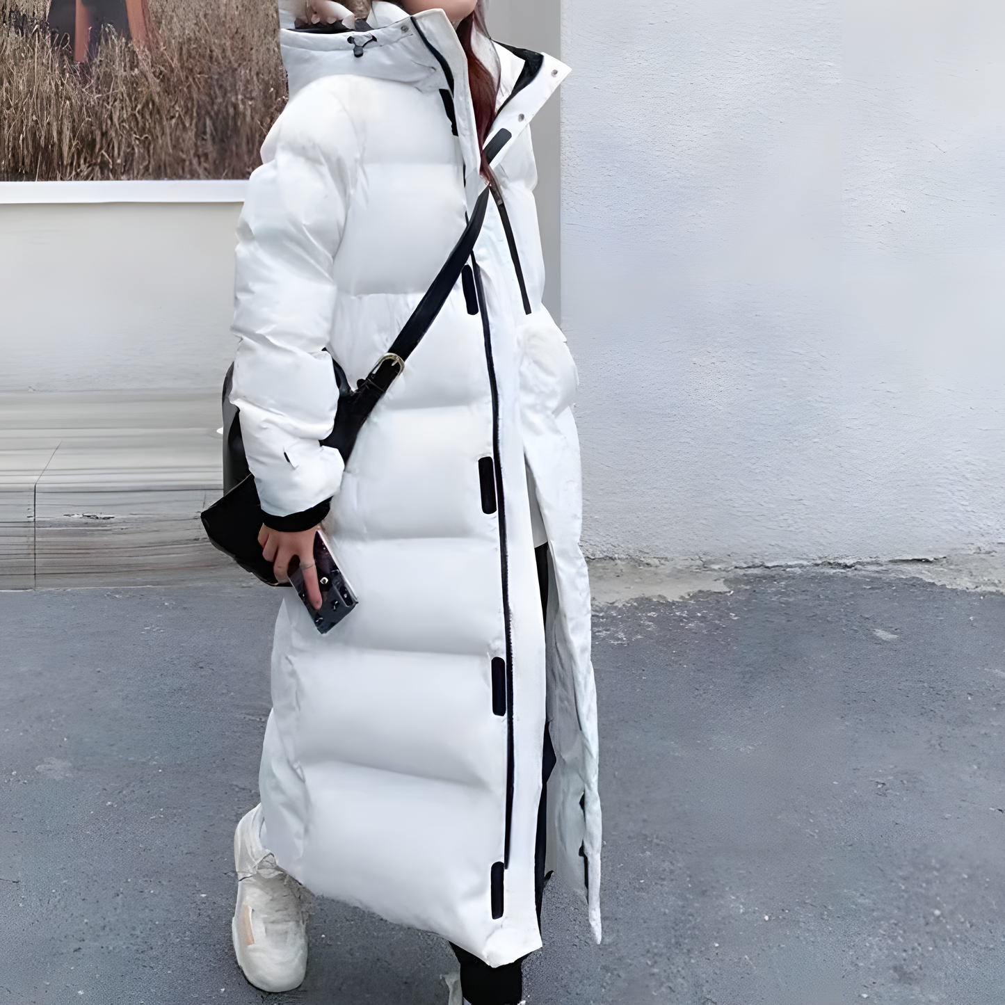 Stefanie | Damen Steppjacke mit Kapuze und Reißverschluss