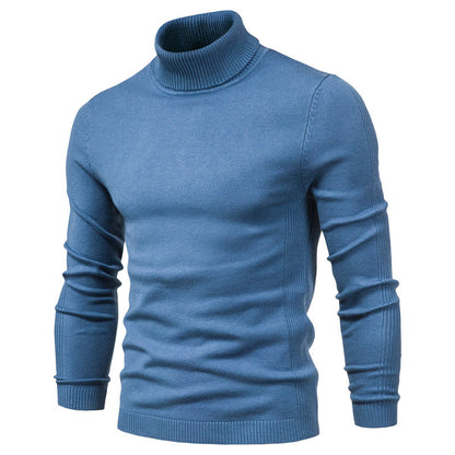 Andreas | Herren Gestrickter Warmer Rollkragen-Winterpullover