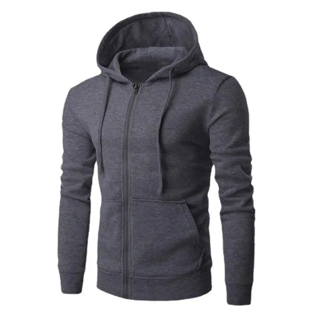 Georg | Herren Freizeit-Hoodiejacke mit Reißverschluss vorne