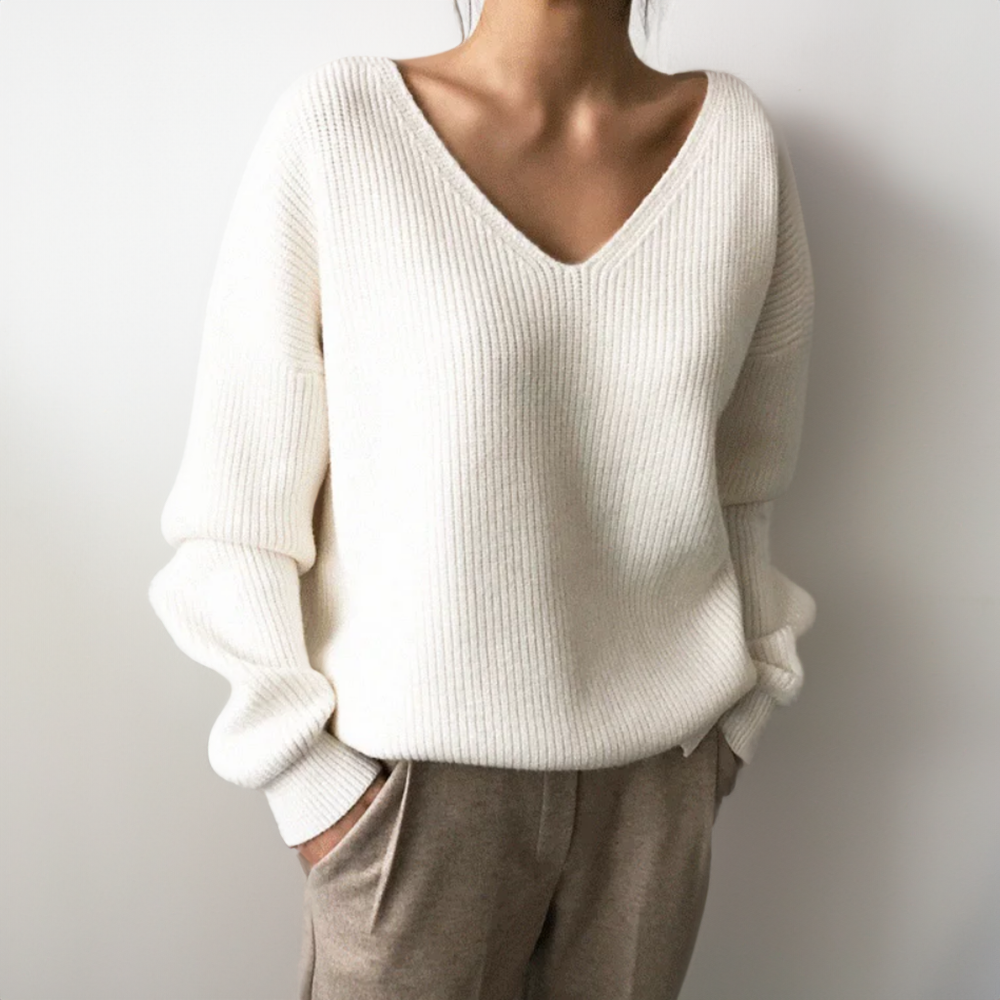 Ursula | Damen V-Ausschnitt Pullover