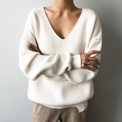 Ursula | Damen V-Ausschnitt Pullover