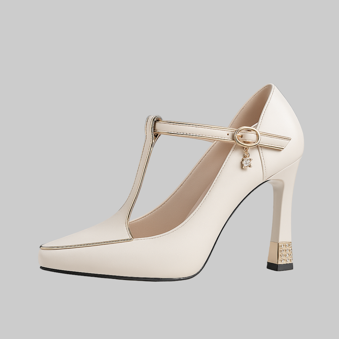 Andrea | Damen Klassische High Heels mit Spitzkappe