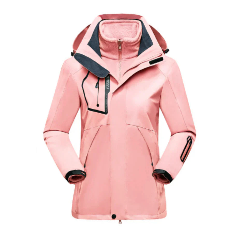 Annika | Damen Winter Outdoorjacke mit Kapuze