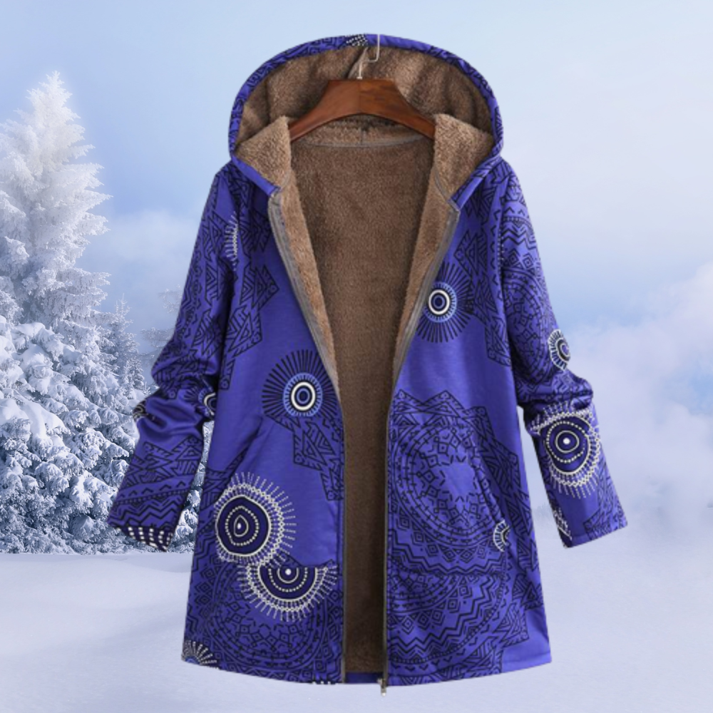 Emma | Damen-Hoodie mit buntem Tribal-Print