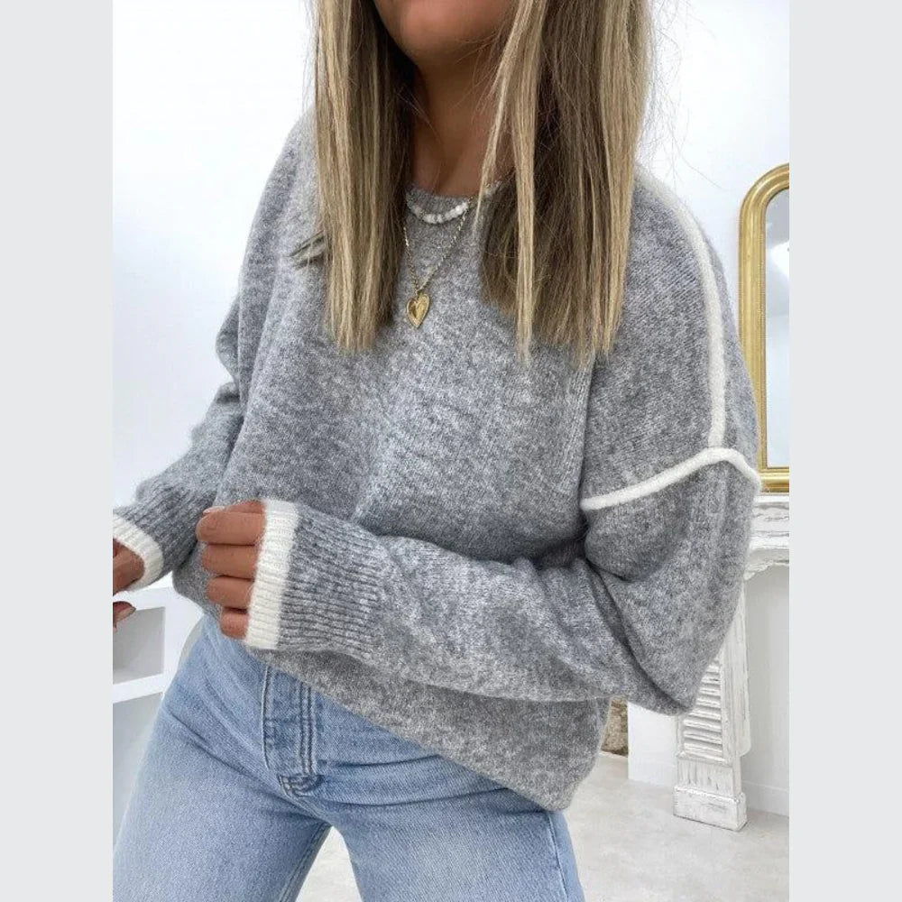 Jasmin | Damen Casual Winter Strickpullover