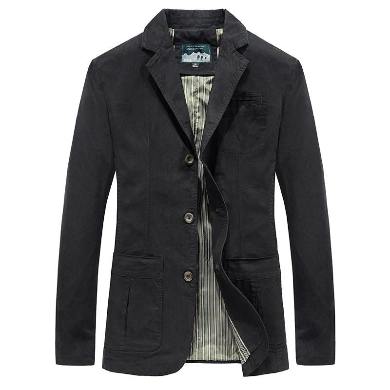 Hans | Herren Freizeit Einreihiger Blazer