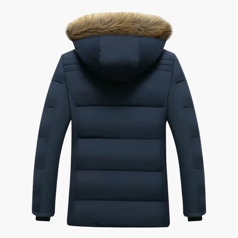 Lukas | Herren Thermo-Schutz Robuste Winterkapuzenjacke