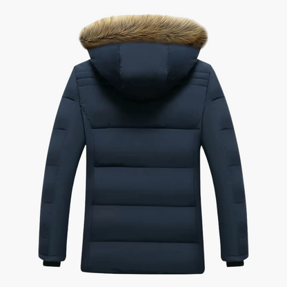 Lukas | Herren Thermo-Schutz Robuste Winterkapuzenjacke