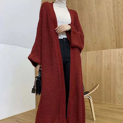 Anke | Grobstrick Cardigan für Damen Schichtung