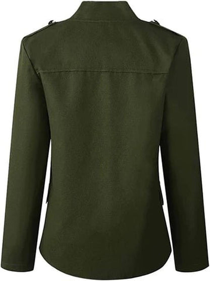 Elfriede | Damen maßgeschneiderter Blazer im Officer-Stil