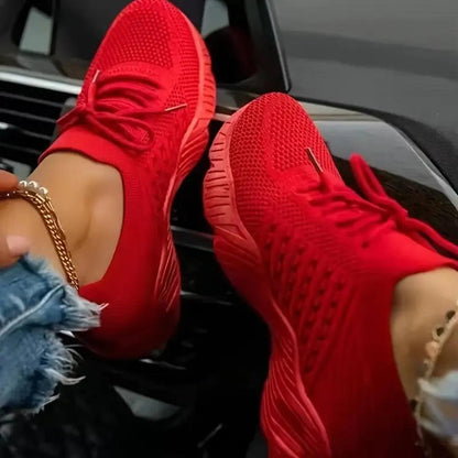 Jacqueline | Damen Streetstyle-Sneaker mit Schnürung