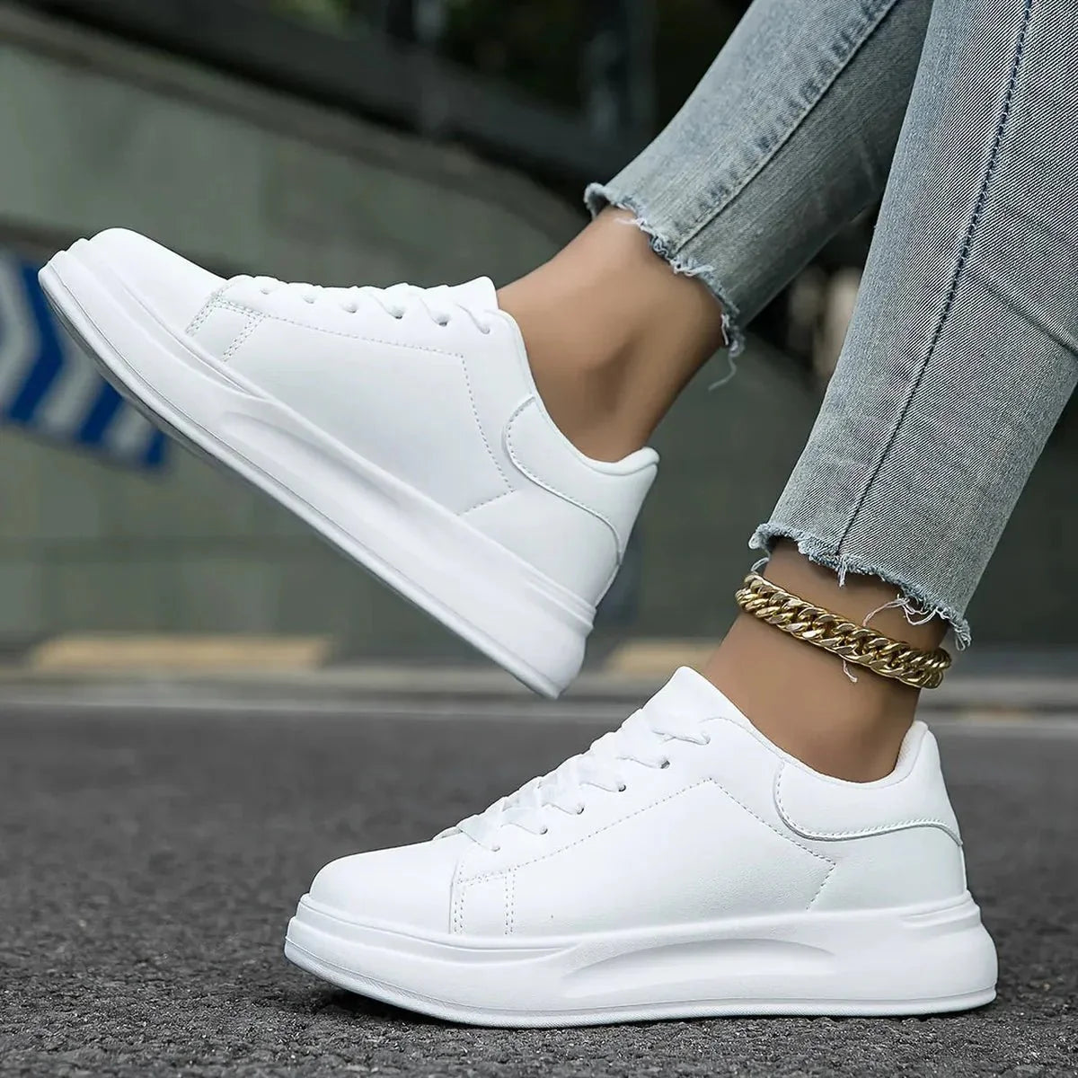 Helga | Damen Trendige Low-Top Freizeitschuhe