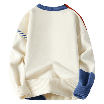 Hans | Herren Pullover aus weichem Strick mit gemischtem Muster