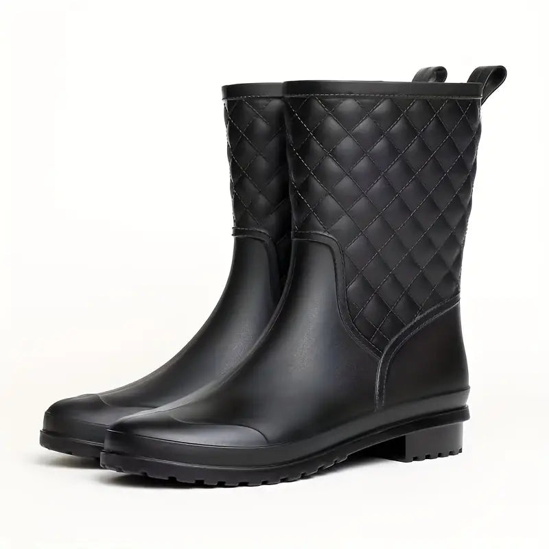 Veronika | Damen Winter Stepp-Regenstiefel