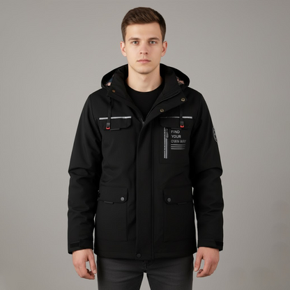 Otto | Herren Wasserdichte Ski Winterjacke Mit Kapuze Für Draußen