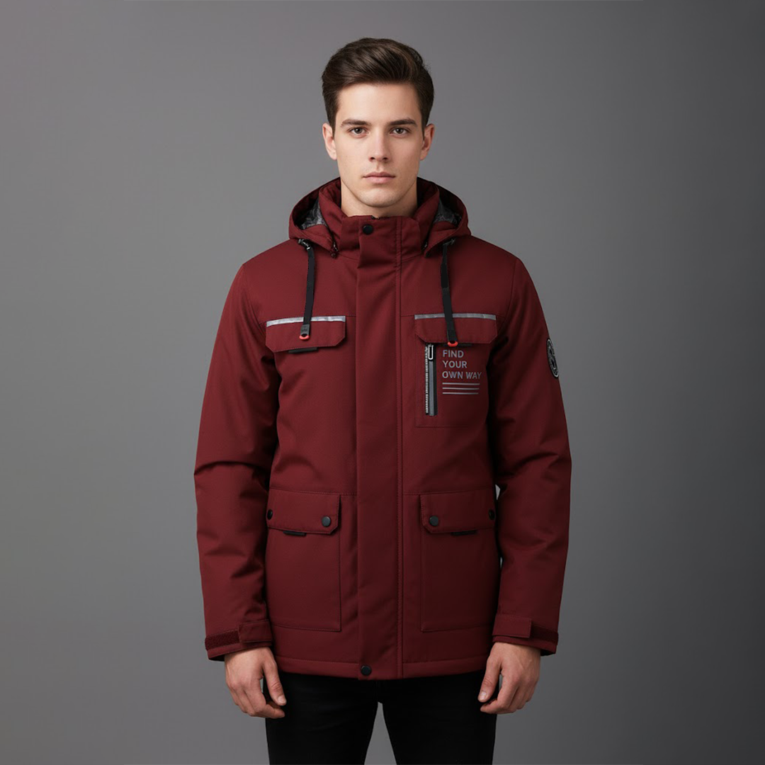 Otto | Herren Wasserdichte Ski Winterjacke Mit Kapuze Für Draußen
