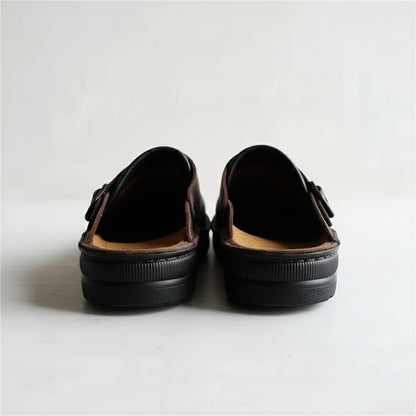 Norbert | Herren Leder Clogs Zum Hineinschlüpfen