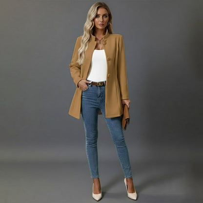 Lara | Damen Wintermantel Mit Knöpfen